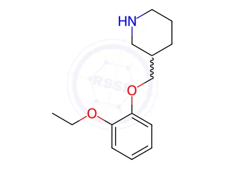 Chemical structure of 3-[(2-Ethoxyphenoxy)methyl]piperidine