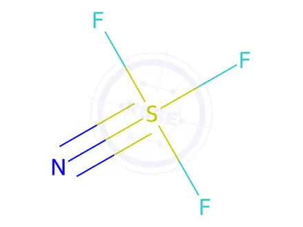 Chemical structure of Nitrogen fluoridesulfide (NF3S), (T-4)-(9CI)