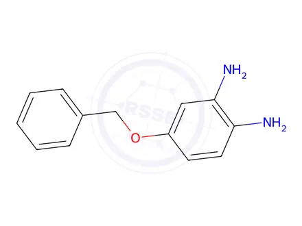 Chemical structure of 4-(Benzyloxy)benzene-1,2-diamine Hydrochloride
