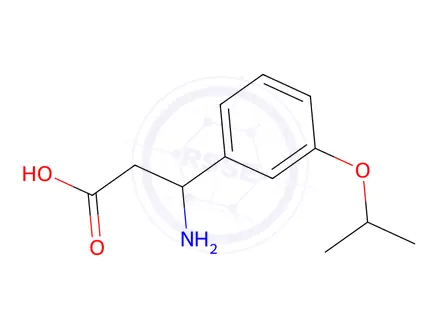 Chemical structure of 3-Amino-3-(3-isopropoxyphenyl)propanoicacid