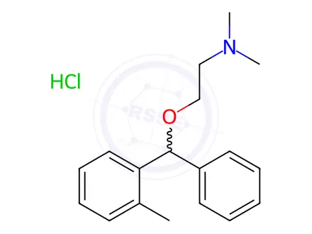 Chemical structure of Orphenadrine Hydrochloride Working Standard (Secondary Reference Standard)