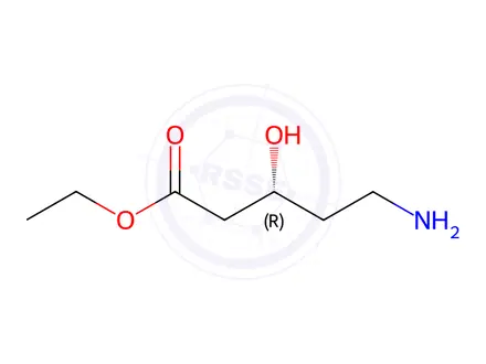 Chemical structure of (R)-5-AMINO-3-HYDROXY-PENTANOIC ACID ETHYL ESTER