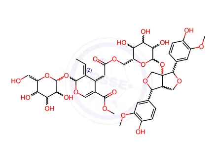 Chemical structure of Sambacolignoside