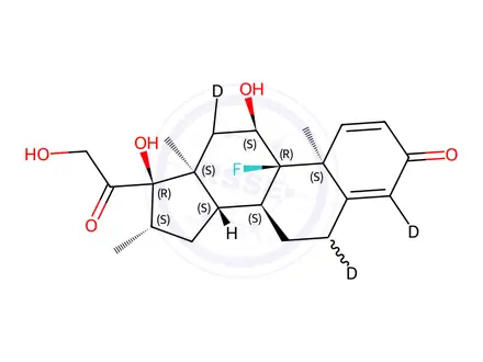 Chemical structure of Betamethasone-d5