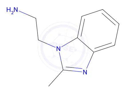 Chemical structure of 2-(2-Methyl-benzoimidazol-1-yl)-ethylamine