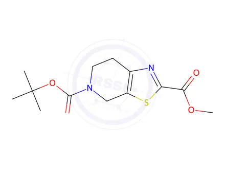 Chemical structure of 5-(tert-Butyl) 2-methyl 6,7-dihydrothiazolo[5,4-c]pyridine-2,5(4H)-dicarboxylate