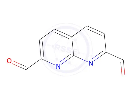 Chemical structure of 1,8-Naphthyridine-2,7-dicarbaldehyde