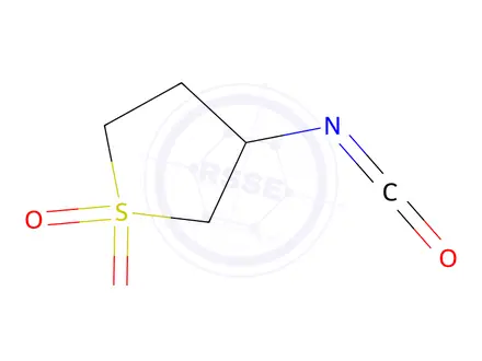 Chemical structure of 3-isocyanatotetrahydrothiophene 1,1-dioxide
