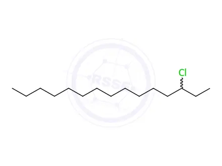 Chemical structure of chloropentadecane