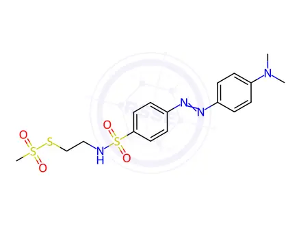 Chemical structure of Dabsylaminoethyl Methanethiosulfonate