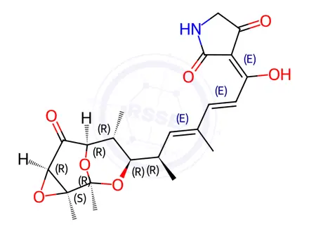 Chemical structure of TIRANDAMYCIN