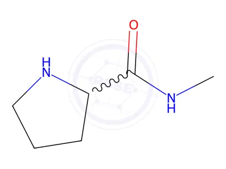 Chemical structure of N-Methylpyrrolidine-2-Carboxamide