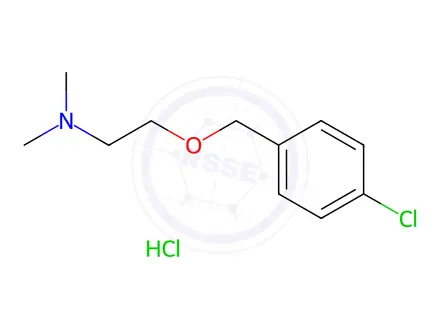 Chemical structure of 2-[(4-Chlorophenyl)methoxy]-N,N-dimethyl-ethanamine Hydrochloride