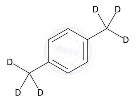 Chemical structure of p-Xylene-α,α,α,α’,α’,α’-d6