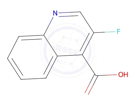Chemical structure of 3-FLUOROQUINOLINE-4-CARBOXYLIC ACID