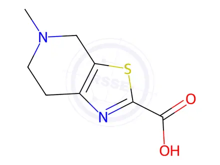 Chemical structure of 5-methyl-4H,5H,6H,7H-[1,3]thiazolo[5,4-c]pyridine-2-carboxylic Acid
