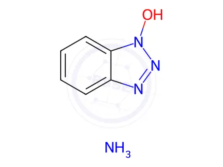 Chemical structure of 1-Hydroxy-1H-benzotriazole ammonium salt