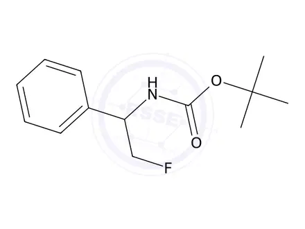 Chemical structure of N-Boc-2-fluoro-1-phenylethanamine
