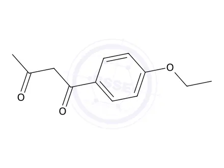 Chemical structure of 1-(4-Ethoxyphenyl)butane-1,3-dione