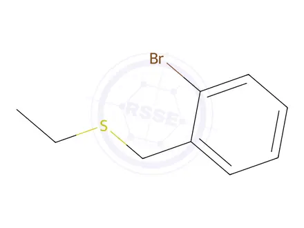 Chemical structure of 2-(S-Ethylthiomethyl)-1-bromobenzene