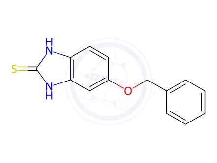 Chemical structure of 5-Benzyloxy-2-mercaptobenzimidazole