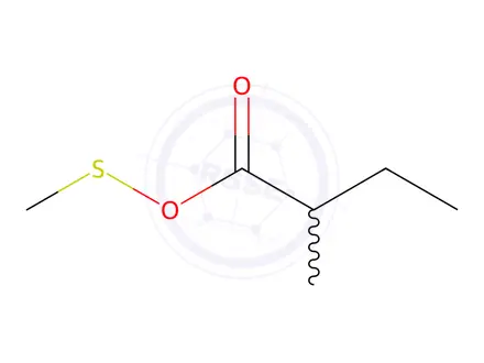 Chemical structure of OS-methyl 2-methylthioperoxybutyrate