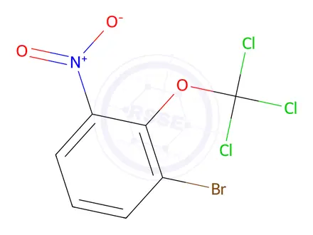 Chemical structure of 1-Bromo-3-nitro-2-(trichloromethoxy)benzene