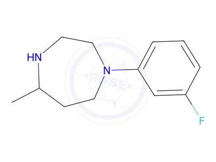 Chemical structure of 1-(3-Fluorophenyl)-5-methyl-1,4-diazepane