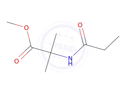Chemical structure of Methyl 2-methyl-N-propionylalaninate