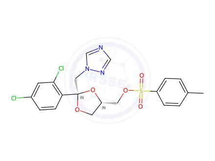 Chemical structure of Itraconazole Impurity 6