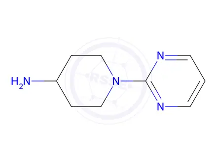 Chemical structure of 4-Amino-1-(2-pyrimidinyl)piperidine