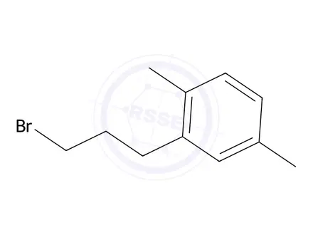 Chemical structure of 2-(3-Bromopropyl)-1,4-dimethylbenzene