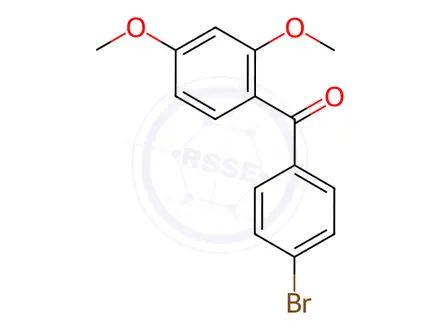 Chemical structure of (4-Bromophenyl)(2,4-dimethoxyphenyl)methanone