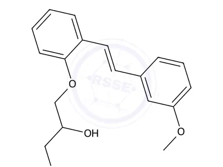 Chemical structure of Sarpogrelate Hydrochloride Impurity 1 (Mixture of E/Z-isomers)