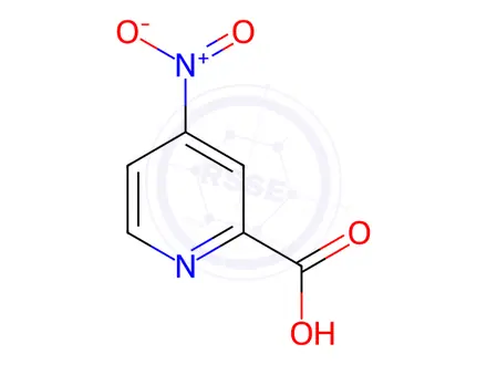 Chemical structure of 4-Nitropicolinic Acid