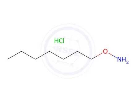 Chemical structure of O-Heptylhydroxylamine Hydrochloride