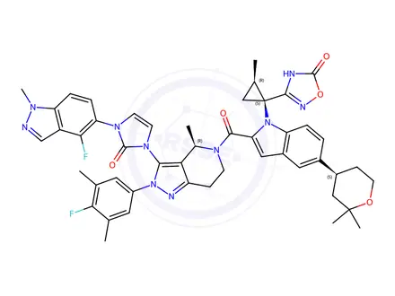 Chemical structure of Orforglipron Impurity 92