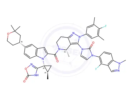 Chemical structure of Orforglipron impurity 79