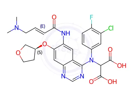 Chemical structure of Afatinib Impurity 212