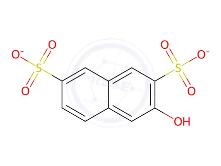Chemical structure of Disodium 3-Hydroxy-2,7-naphthalenedisulfonate