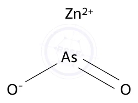 Chemical structure of Zinkarsenit