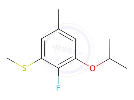 Chemical structure of (2-Fluoro-3-isopropoxy-5-methylphenyl)(methyl)sulfane
