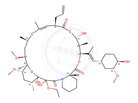 Chemical structure of Tacrolimus impurity 49