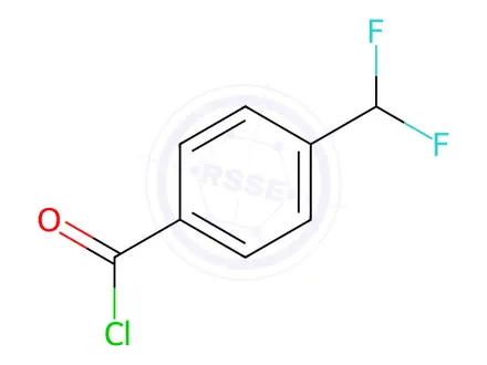 Chemical structure of 4-(Difluoromethyl)benzoyl chloride