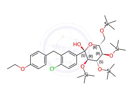 Chemical structure of Dapagliflozin Impurity 347