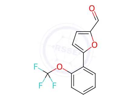 Chemical structure of 5-[2-(TRIFLUOROMETHOXY)PHENYL]-2-FURALDEHYDE