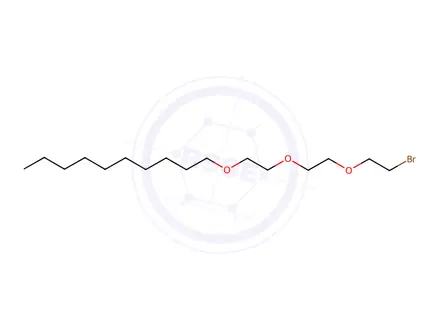 Chemical structure of 1-(2-(2-(2-Bromoethoxy)ethoxy)ethoxy)decane