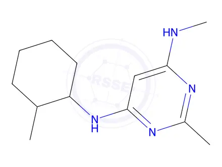 Chemical structure of n4,2-dimethyl-n6-(2-methylcyclohexyl)pyrimidine-4,6-diamine