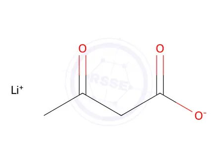 Chemical structure of Lithium Acetoacetate