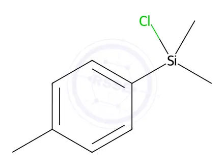 Chemical structure of P-TOLYLDIMETHYLCHLOROSILANE
